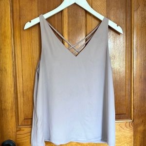 Cross back tank